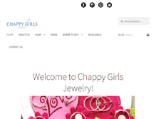 Tablet Screenshot of chappygirlsjewelry.com